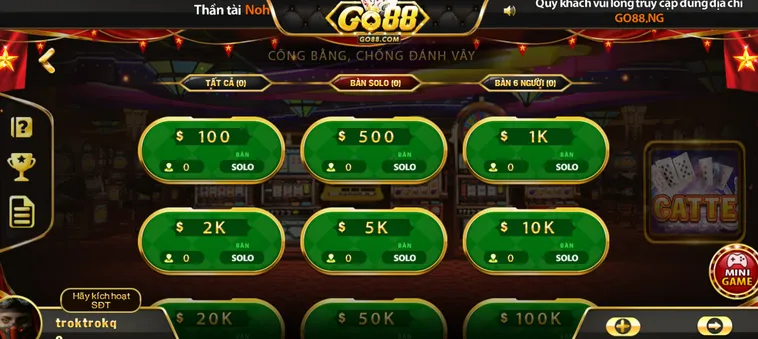 Chinh Phục Game Bài Catte Tại Go88 Với Những Bí Quyết Đỉnh Cao