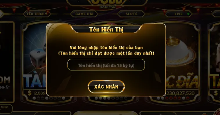 Nhanh chóng hoàn thiện các bước để đăng kí tài khoản.