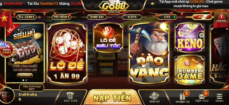 Game Nhanh Go88 Top Những Trò Chơi Đổi Thưởng Tốc Độ Cao Và Uy Tín Nhất