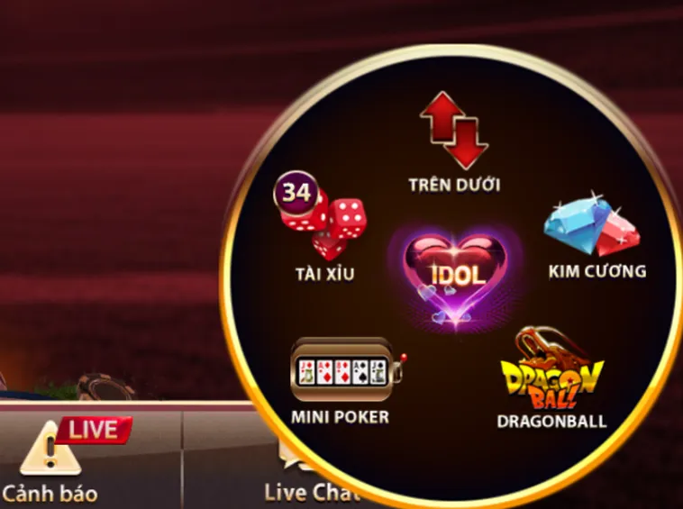Mini game nằm rõ trên giao diện giúp người chơi truy cập mọi lúc mọi nơi.