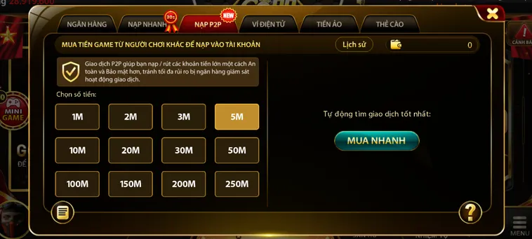 Nạp Tiền Go88 Đa Phương Thức Tiện Lợi Với Tốc Độ Xử Lý Siêu Tốc
