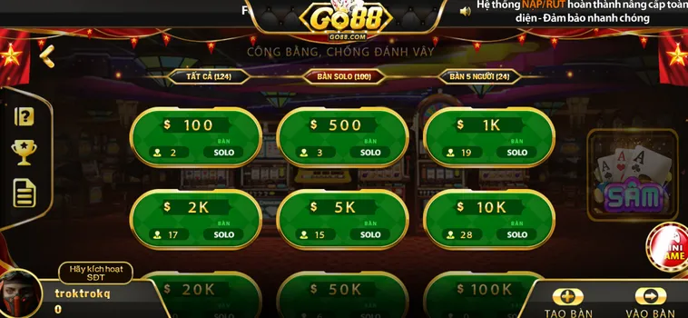 Hướng Dẫn Chơi Sâm Lốc Tại Go88 Chi Tiết Nhất Để Luôn Thắng Cược