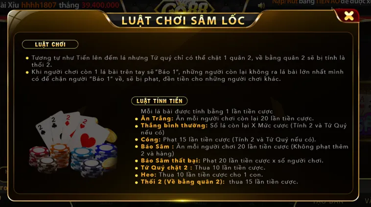 Hướng Dẫn Chơi Sâm Lốc Tại Go88 Chi Tiết Nhất Để Luôn Thắng Cược