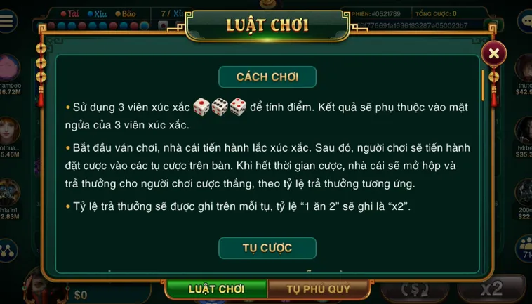 Casino Sicbo Đại Phú Quý Tại Go88 Khám Phá Cách Chơi Săn Thưởng Lớn