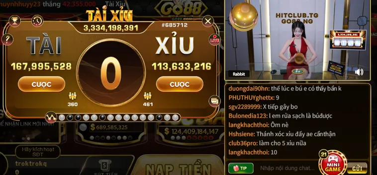 Tài Xỉu Livestream Tại Go88 Trải Nghiệm Đặt Cược Minh Bạch Đẳng Cấp 2026