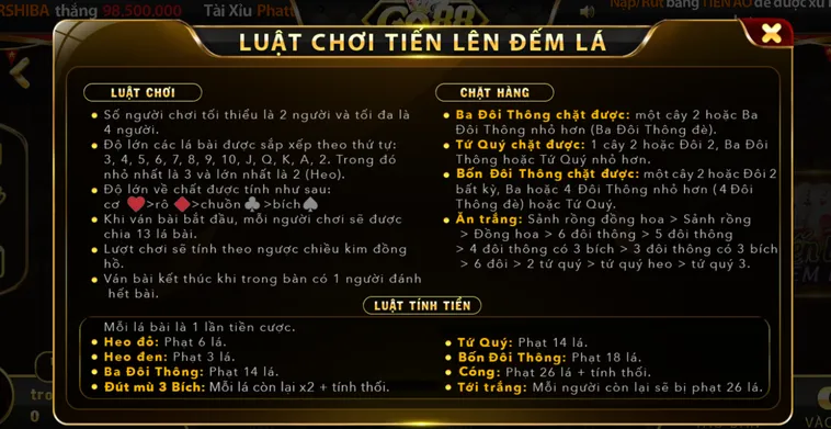 Chiến Thuật Chơi Tiến Lên Đếm Lá Tại Go88 Giúp Bạn Thắng Lớn Mỗi Ngày