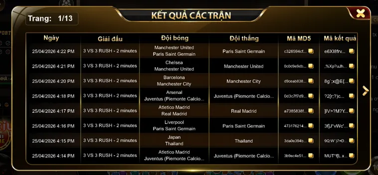 Nắm rõ kết quả các trận giúp soi cầu hiệu quả .