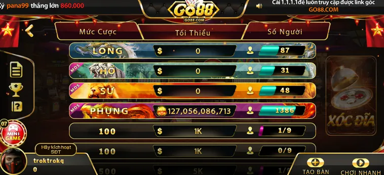 Hướng Dẫn Chơi Casino Xóc Đĩa Tại Go88 Với Tỷ Lệ Thắng Cao Nhất